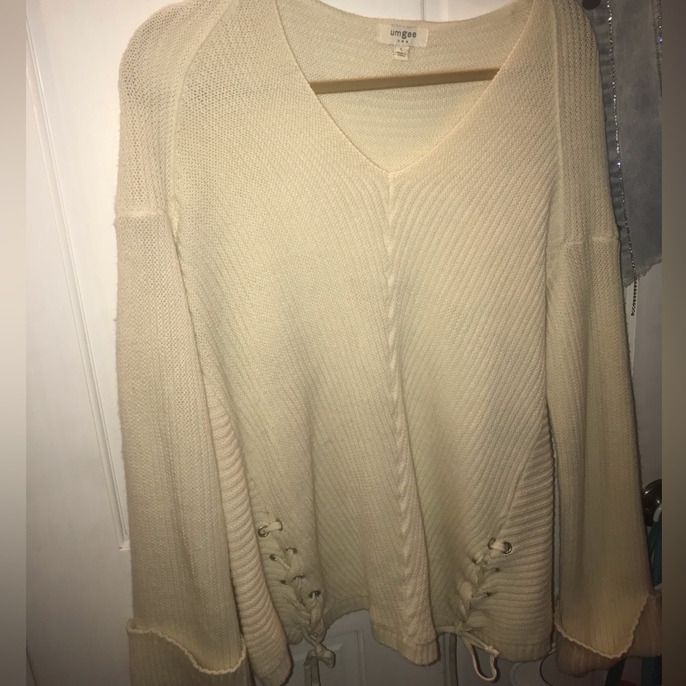 Tan sweater!